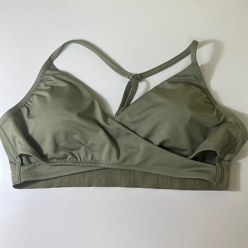 VS PINK SPORT Green Sports Bra / Swim Top